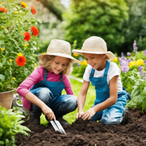 Práce na zahradě jako cvičení pro děti